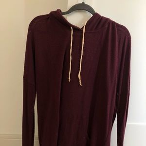 Brandy Melville Burgandy Longsleeve